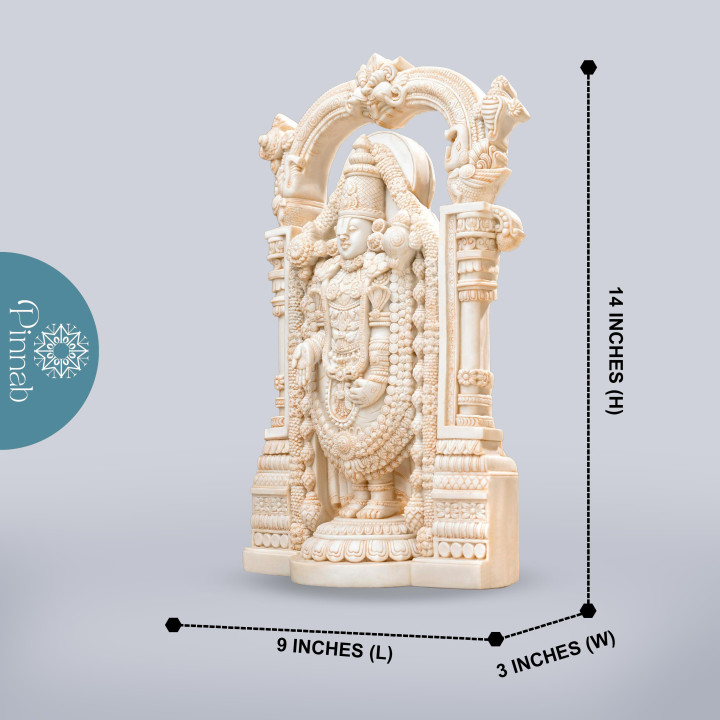 Venkateswara (Balaji) : Idol for Gifting, Home & Office Decor and Pooja Mandir