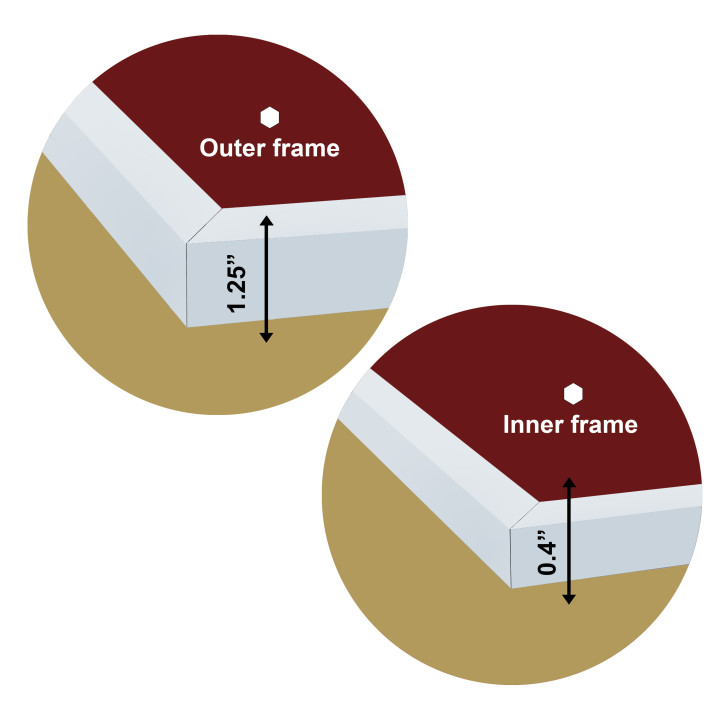 Premium Framed White A4 Print with Protective Features
