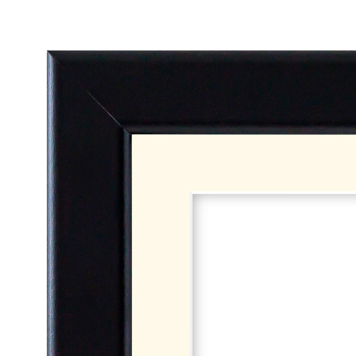 Sophisticated Black Frames for Certificates and Photos (Set of 5)