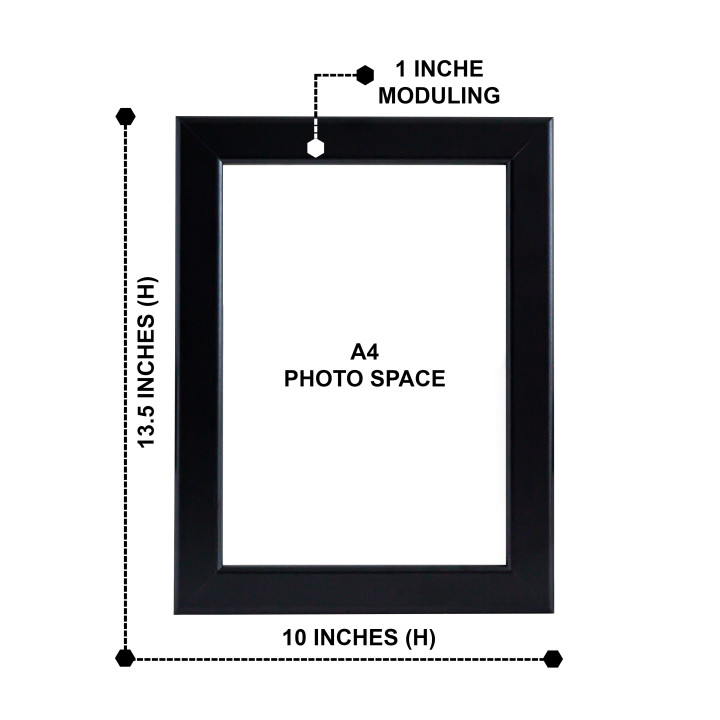 Set of 5 Premium A4 Black Frames - Showcase Your Achievements and Memories with Style