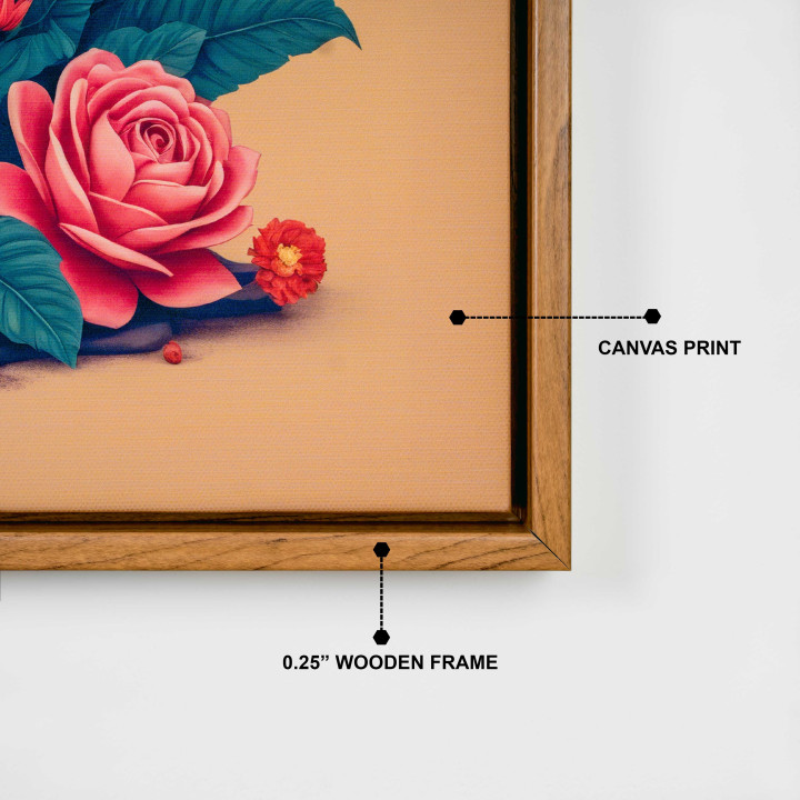 Vibrant 3D Floral Bloom Canvas Art - Large Print 22