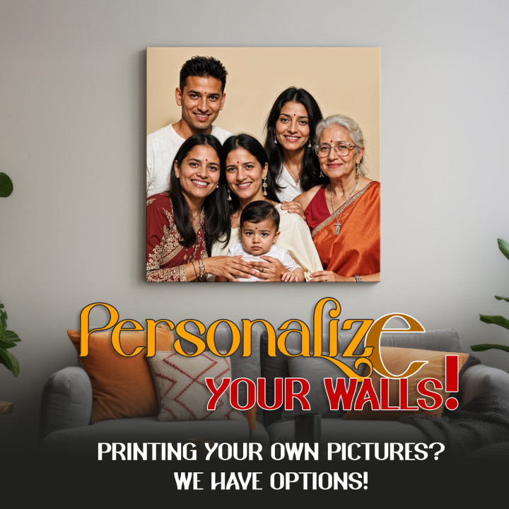 Divine Ganesha Art Gallery Wrap Canvas Print - Spiritual Home Decor 24