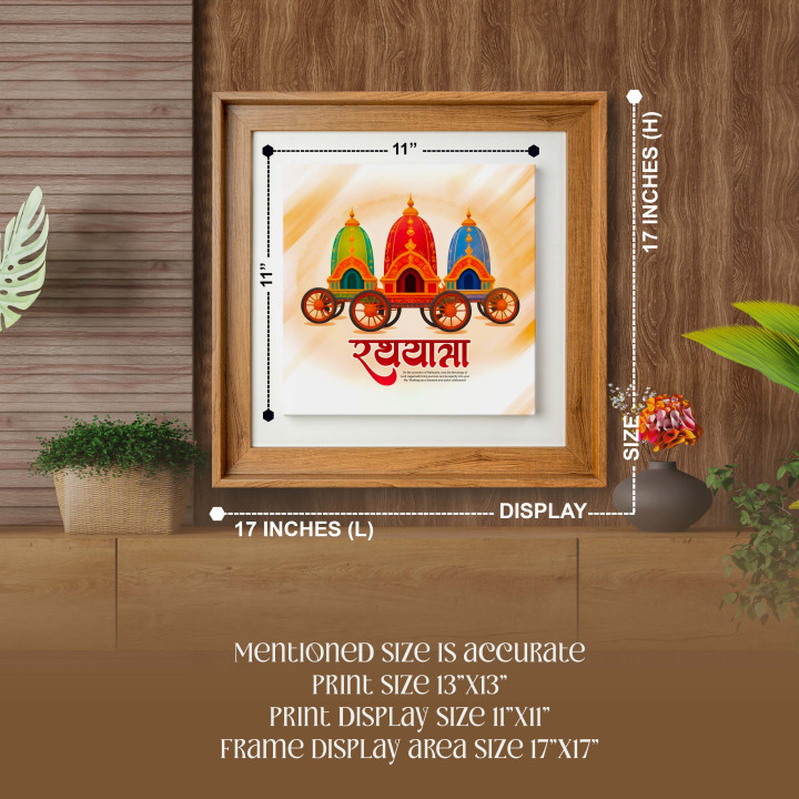Traditional Rath Yatra Canvas | Indian Festive Decor Spiritual Home Decor 17