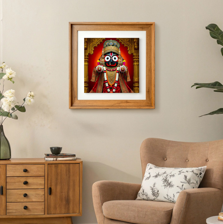 Divine Lord Jagannath Canvas Print - High-Quality Cotton Canvas Gallery Wrap 17