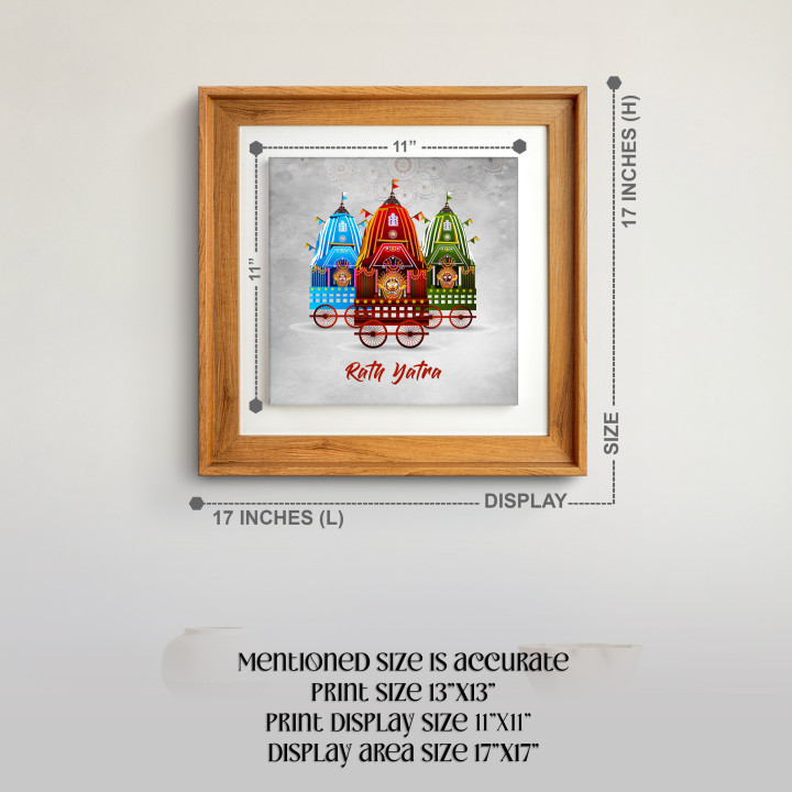 Vibrant Ratha Yatra Canvas Print - High-Quality Cotton Canvas Gallery Wrap 17