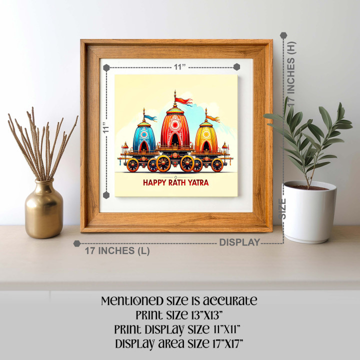 Happy Rath Yatra Celebration Canvas Print | Jagannath Festival Art | Spiritual Home Decor 17