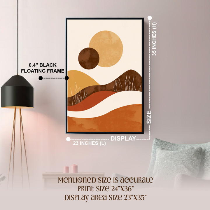 Modern Abstract Canvas Wall Art - Multiple Display Options 24