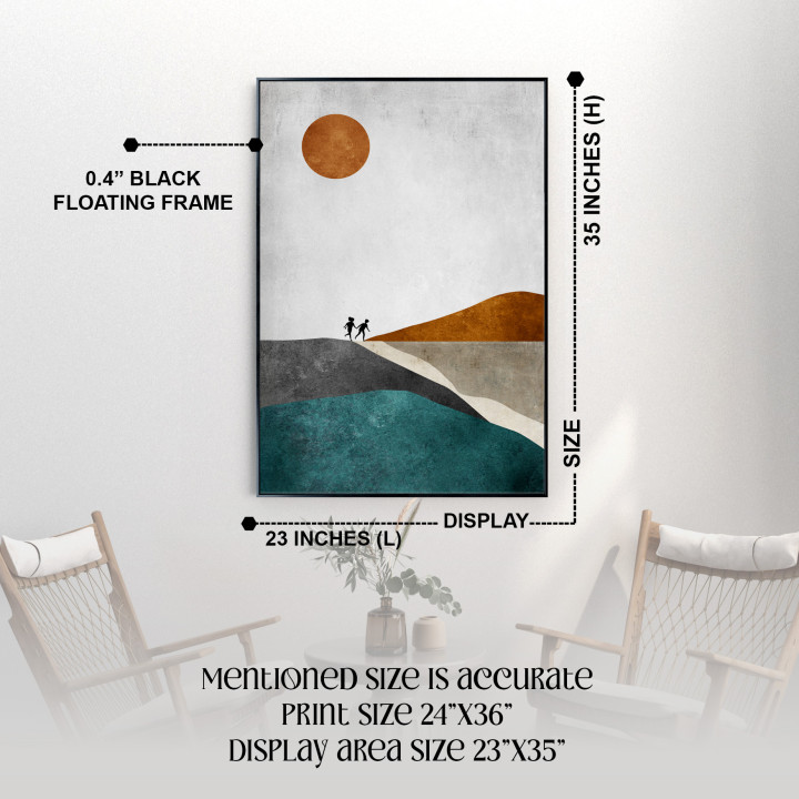 Modern Abstract Landscape Canvas Print - Elevate Your Decor 24