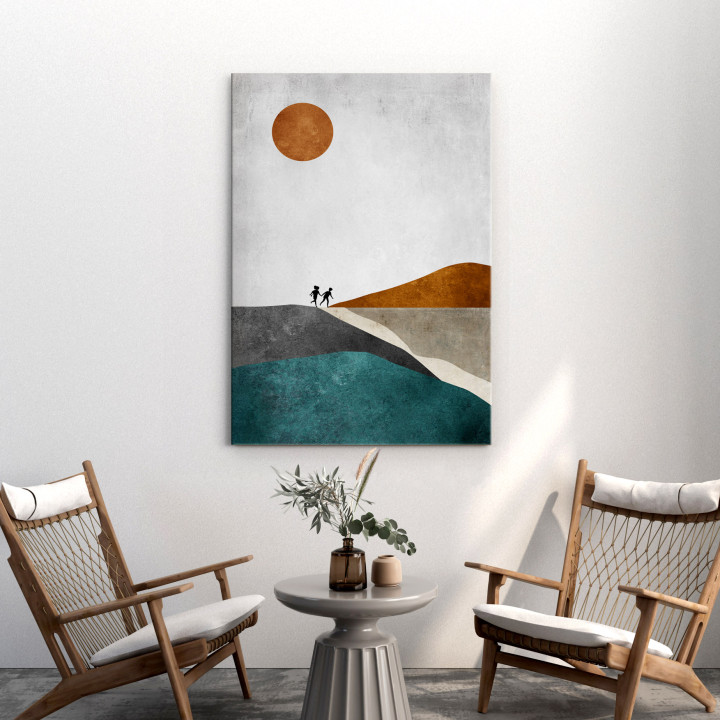 Modern Abstract Landscape Canvas Print - Elevate Your Decor 24