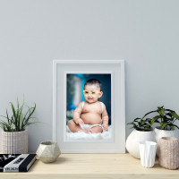 Premium Framed White A4 Print with Protective Features