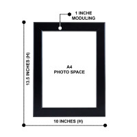 Set of 5 Premium A4 Black Frames - Showcase Your Achievements and Memories with Style