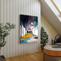 Abstract Elegance: Modern Canvas Print 18x24 inches