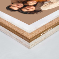Elegant Dual-Tone Wood Picture Frame for Cherished Memories 22