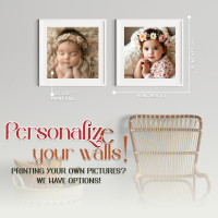 Set of 2 Vibrant African Woman Portrait Wall Art - Premium White Photo Frame with Prints