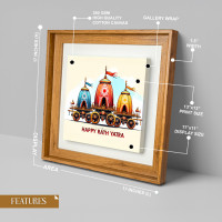 Happy Rath Yatra Celebration Canvas Print | Jagannath Festival Art | Spiritual Home Decor 17