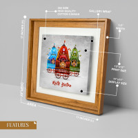 Vibrant Ratha Yatra Canvas Print - High-Quality Cotton Canvas Gallery Wrap 17