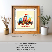 Happy Rath Yatra Celebration Canvas Print | Jagannath Festival Art | Spiritual Home Decor 17