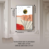 Abstract Sunset Canvas Wall Art - Your Choice of Frame or Gallery Wrap 24