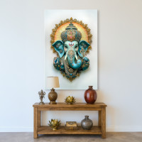 Divine Lord Ganesha Canvas Print - Spiritual Wall Art Decor 36