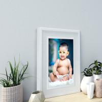 Premium Framed White A4 Print with Protective Features
